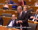 nigel farage things are looking good.gif